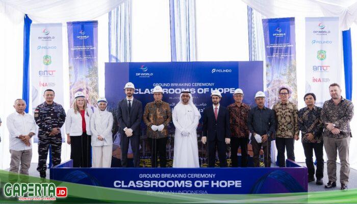 BNCT Bersama Pemko Medan Dan DP World Foundation Letakan Batu Pertama Pembangunan Sekolah SMP Di Belawan