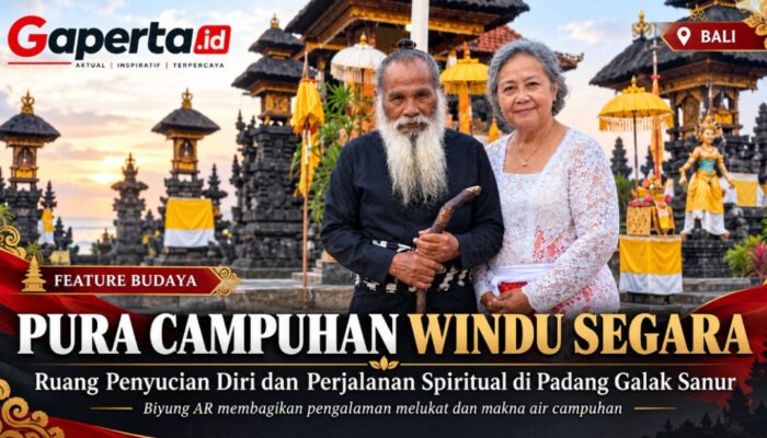 Menemukan Ketenangan di Pura Campuhan Windu Segara Bali, Biyung AR Mengungkap Makna Penyucian Diri