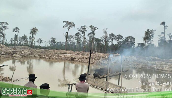 PETI Landau Mentail: Excavator Hilang, Peralatan Dimusnahkan, Publik Desak Polres Kapuas Hulu Ungkap Aktor Utama