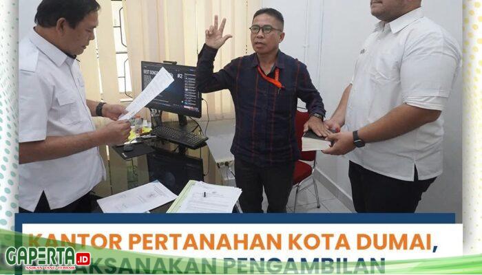 Sertipikat Hilang, Kantah Dumai Terbitkan Cetakan Sertipikat Pengganti