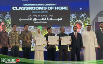 Pembangunan Sekolah Ini Merupakan Program TJSL Perusahaan,CSR, DP World Foundation Melalui BNCT