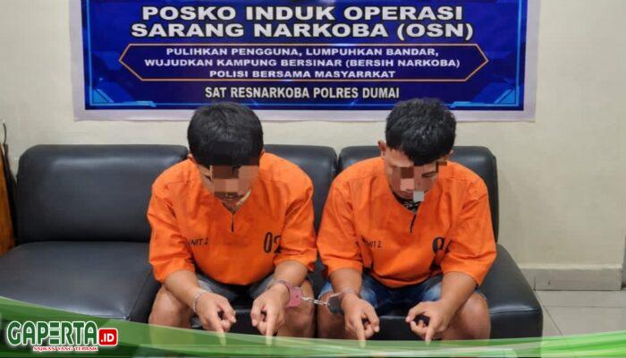 Satresnarkoba Polres Dumai Ungkap Dugaan Peredaran Narkotika Jenis Sabu, Amankan Dua Remaja