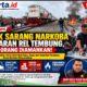 Tim Gabungan Gerebek Sarang Narkoba di Bantaran Rel Tembung, Enam Orang Diamankan dan Barak Narkoba Dimusnahkan!