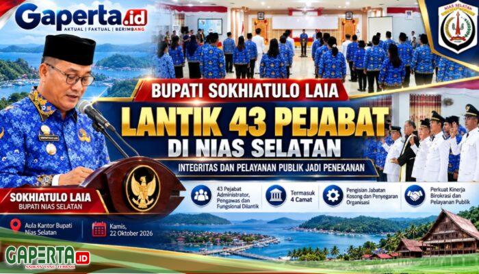 Empat Camat dan Puluhan Pejabat Administrator, Pengawas serta Fungsional Mengemban Amanah Baru; Rotasi Jabatan Diharapkan Memperkuat Birokrasi dan Mempercepat Pelayanan Masyarakat