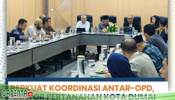 Perkuat Koordinasi Antar-OPD, Kantah Dumai Ikuti Rakor Teknis  FPR