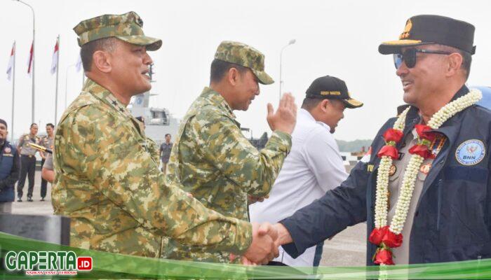 TNI AL Kawal Ketat Kapal Global 168 Yang Membawa 1,16 Ton Ketamine Menuju Perairan Belawan