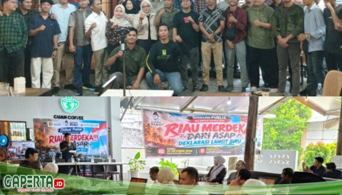 Riau Merdeka dari Asap, Diskusi Publik Gaungkan Deklarasi Langit Biru
